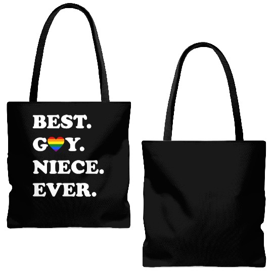 Best Gay Niece Ever Tote Bags (AOP) LGBTQ Gay Pride