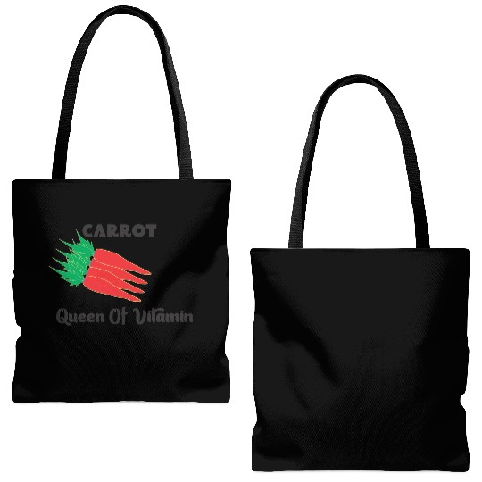 carrot vegetable Tote Bags (AOP)
