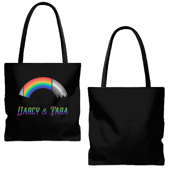 Heartstopper Rainbow Darcy and Tara LBGTQIA+ Tote Bags (AOP)