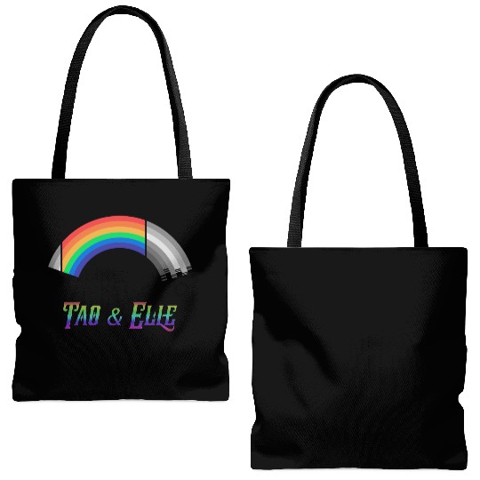 Heartstopper Rainbow LBGTQIA+ Tao and Elle Tote Bags (AOP)
