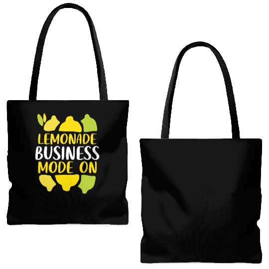 Lemonade Business Mode On Summer Fruit Lemon Tote Bags (AOP)