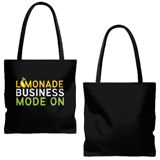 Lemonade Business Mode On Lemon Juice Boss Tote Bags (AOP)