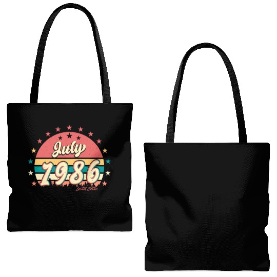 1986 July Best Gift Idea Tote Bags (AOP)