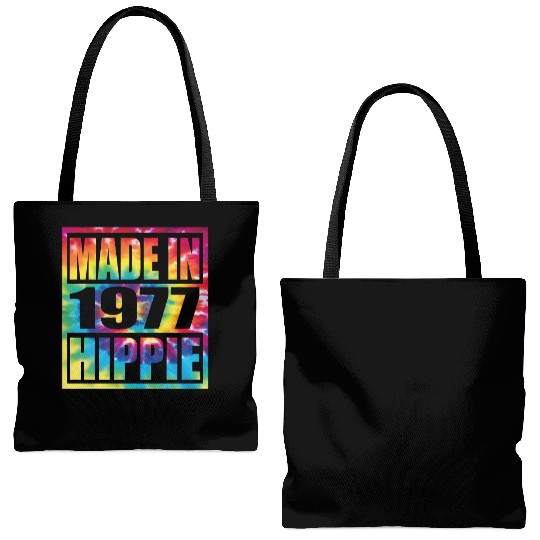Hippie Birthday 1977 Tote Bags (AOP)