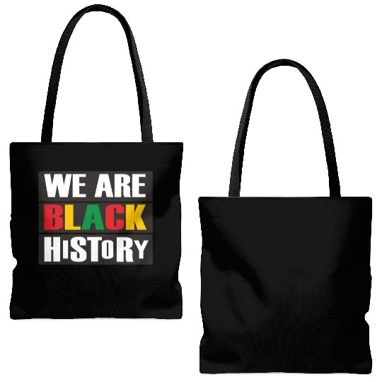 Juneteenth Day 1865, We Are Black History Tote Bags (AOP)