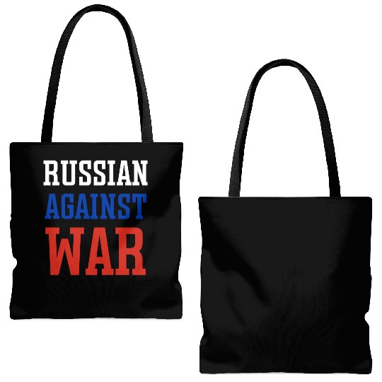 Russian against war Tote Bags (AOP)