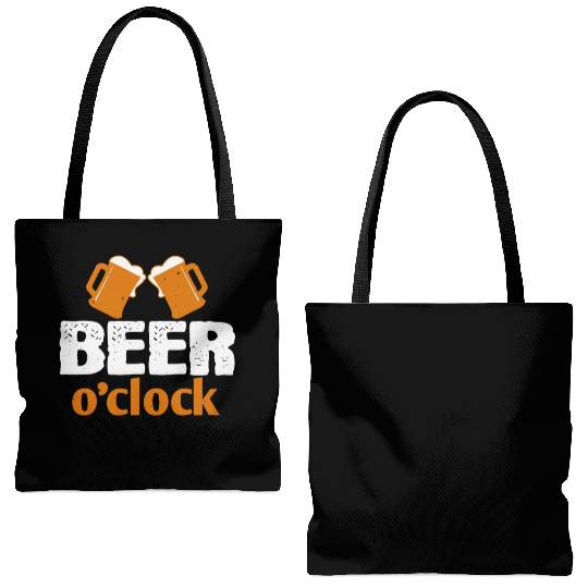 Beer o'clock Tote Bags (AOP)