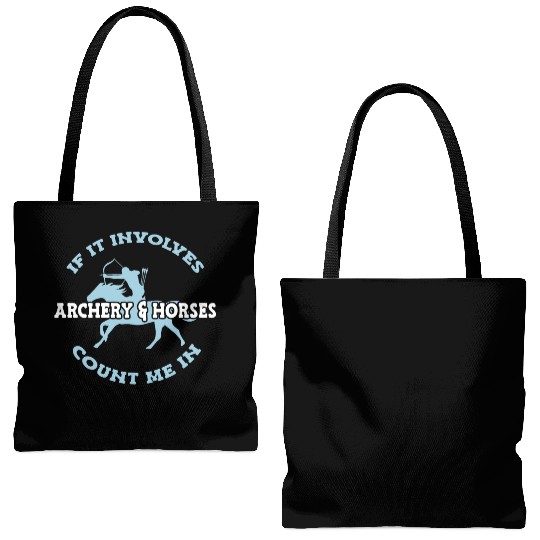 Archery & Horses Archer Tote Bags (AOP)