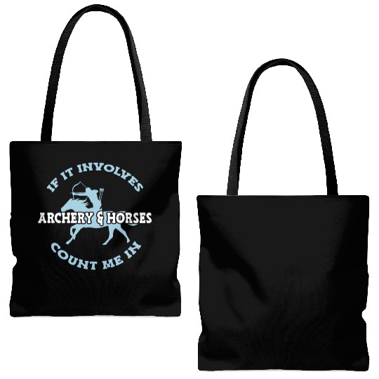 Archery & Horses Archer Tote Bags (AOP)