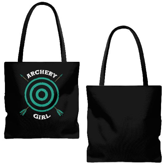 Archery Girl Archer Tote Bags (AOP)