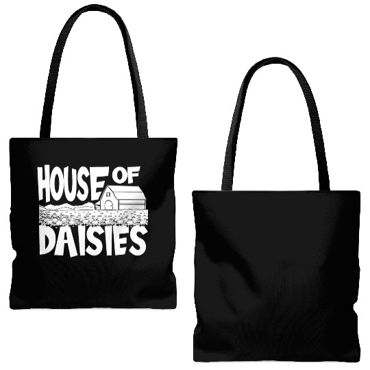 Daisy Garden Gardening Gardener Tote Bags (AOP)