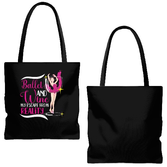 Ballet Ballerina Dance Dancer Dancing Ballet Gift Tote Bags (AOP)