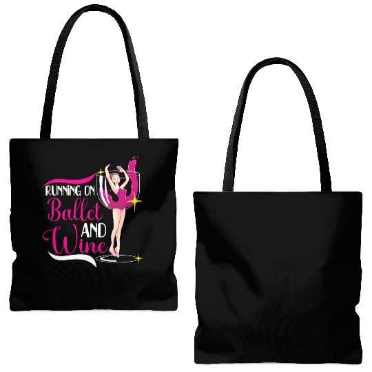 Ballet Ballerina Dance Dancer Dancing Ballet Gift Tote Bags (AOP)
