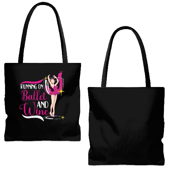 Ballet Ballerina Dance Dancer Dancing Ballet Gift Tote Bags (AOP)