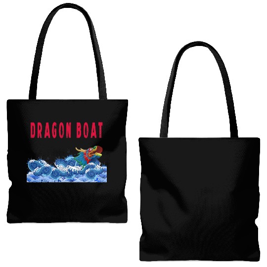 Dragon Boat Gift Dragon Boating Racing Festival Tote Bags (AOP)