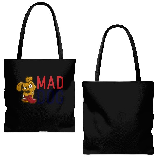 Mad Dog Tote Bags (AOP)