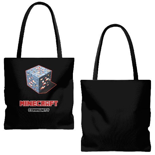 Cube red ore dark - Community Tote Bags (AOP)