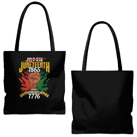 Juneteenth Black History Day Pride Gift Tote Bags (AOP)