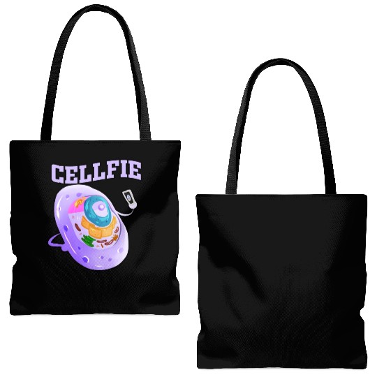 Microbiology Virus Gene Biology Teacher - Cellfie Tote Bags (AOP)