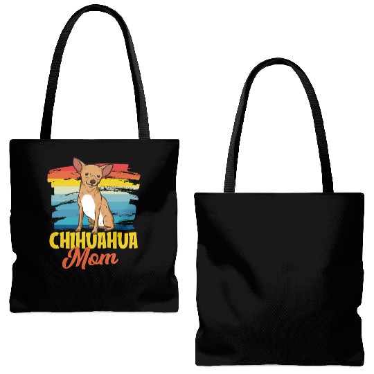 Chihuahua Mom Tote Bags (AOP)