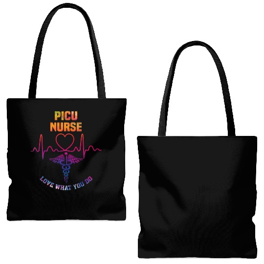 PICU nurse - Love what you do Tote Bags (AOP)