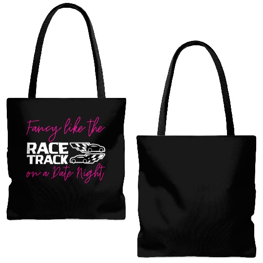 Fancy Like The Race Track On A Date Night 2 Tote Bags (AOP)