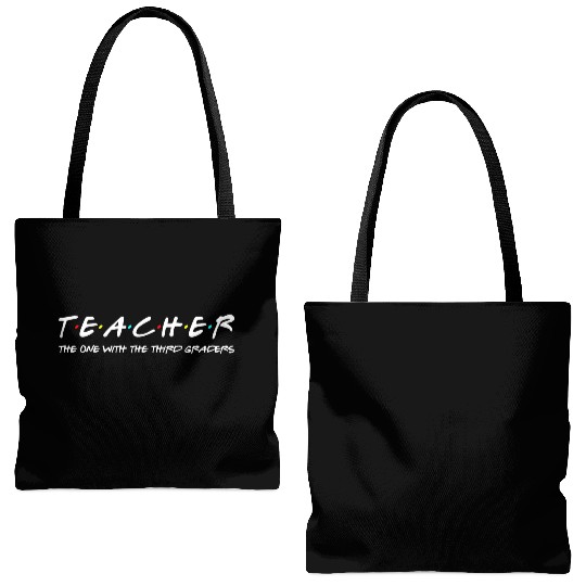 Third Grade Teacher Team Funny Elementary Teaching Tote Bags (AOP)