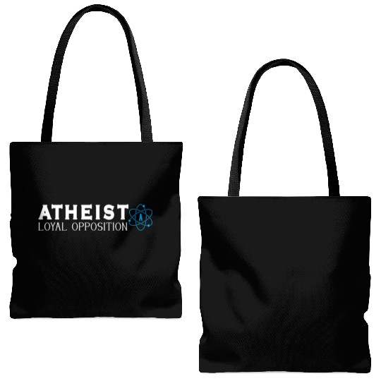 Atheist Atheism Anti Religion Securalism God Sucks Tote Bags (AOP)
