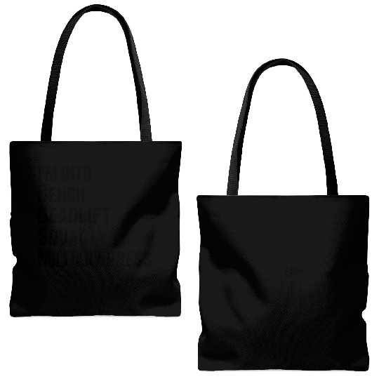 I'm Into BDSM Bench Squat Deadlift Military Press6 Tote Bags (AOP)
