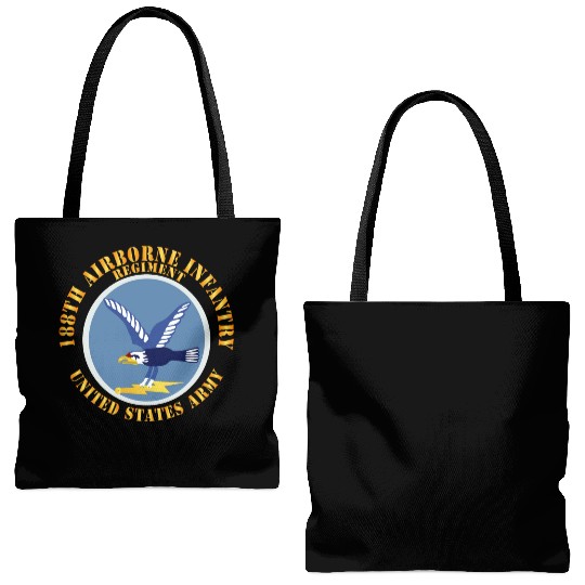 Army 188th Airborne Infantry Regiment SSI X 300 Tote Bags (AOP)