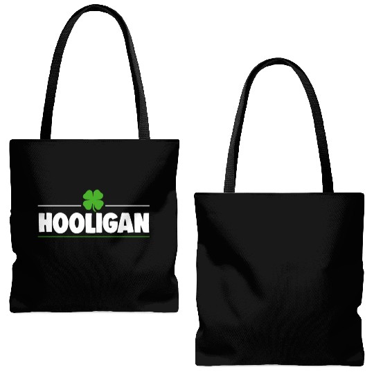 Hooligan Ireland Clover Tote Bags (AOP)