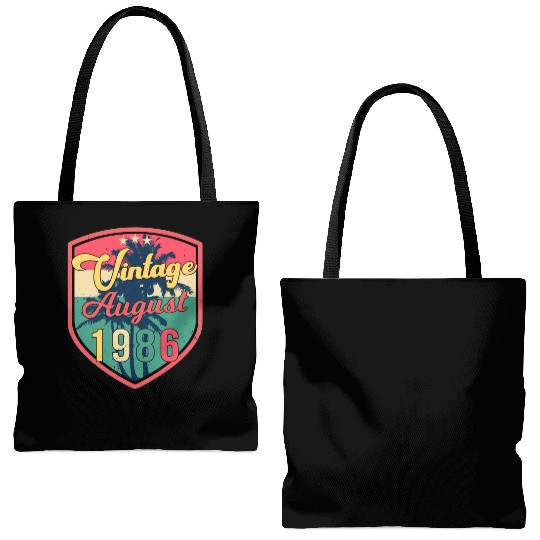 August 1986 Gift Idea Tote Bags (AOP)