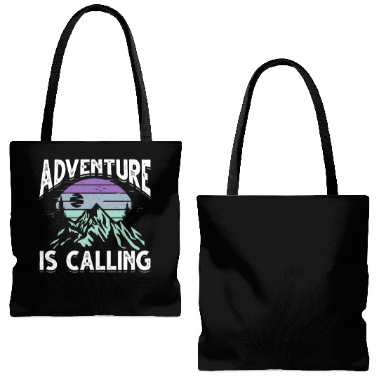Mountaineering Adventure Hiking Camping Mountain Tote Bags (AOP)