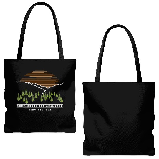 Shenandoah Valley Virginia US National Park Camp Tote Bags (AOP)