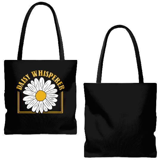 Daisy Garden Gardening Gardener Tote Bags (AOP)