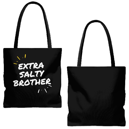 Extra Salty Brother Tote Bags (AOP)
