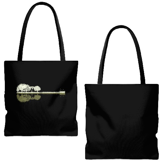 Nature Guitar T Design Tote Bags (AOP)