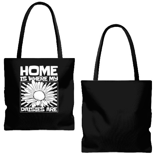 Daisy Garden Gardening Gardener Tote Bags (AOP)