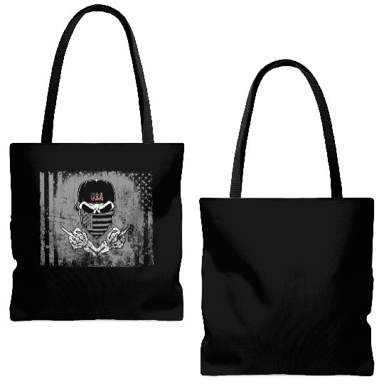 Wear American Warrior Tote Bags (AOP)