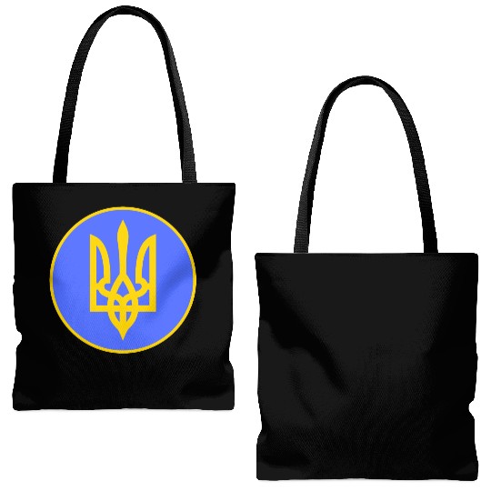 Ukraine trident Tote Bags (AOP)