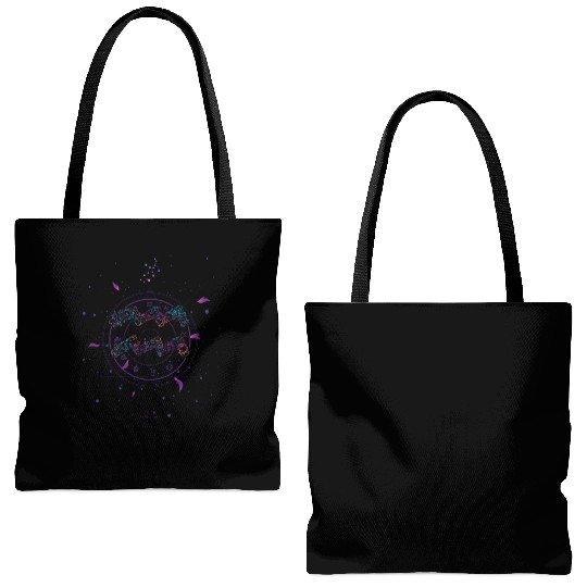Aquarius Zodiac Astrology Aquarius Zodiac Astrolog Tote Bags (AOP)