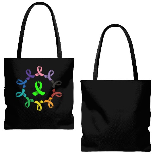 Gastroparesis Awareness Support Squad Cancer Tote Bags (AOP)