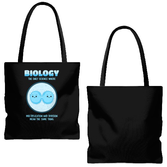 Biology Major Teacher Student Science Geek Biologi Tote Bags (AOP)