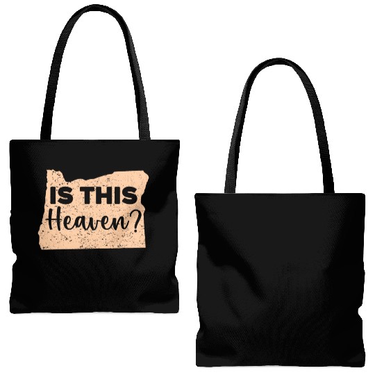 Is This Heaven Oregon USA America Oregonians Tote Bags (AOP)