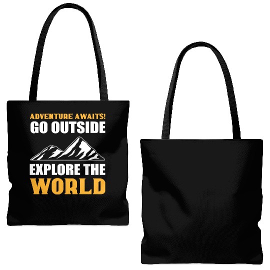 Explore the World Courageous Person Gift Tote Bags (AOP)