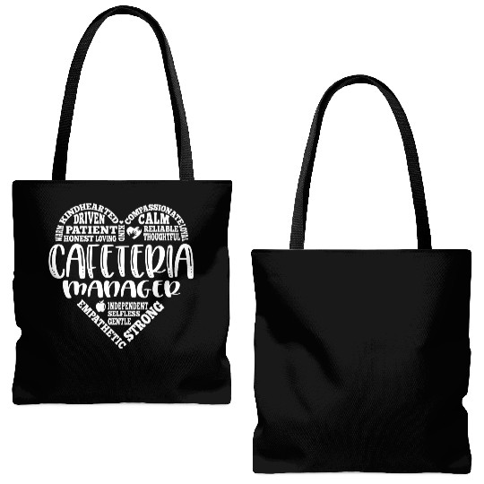 Cafeteria manager, lunch lady, worker Tote Bags (AOP)