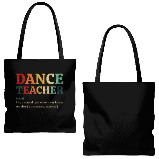 Dance Teacher definition, Dancing Teacher Tote Bags (AOP)