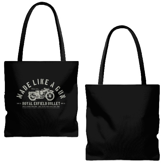 Royal Enfield Bullet Tote Bags (AOP)