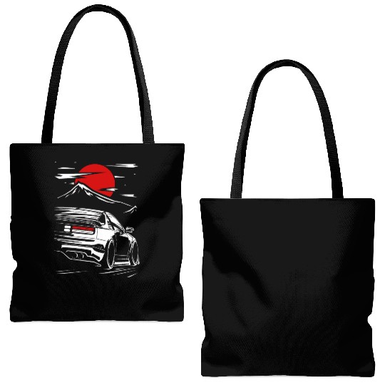 300ZX JDM Car Tote Bags (AOP)