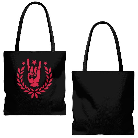 Laurel wreath heavy metal Tote Bags (AOP)